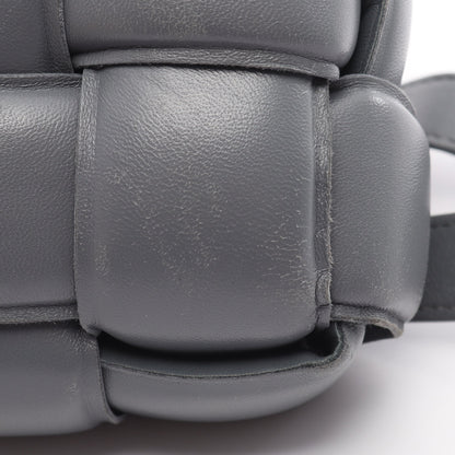 パデット カセット イントレチャート ショルダーバッグ レザー グレー ボッテガヴェネタ