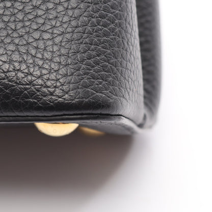 カプシーヌPM ノワール クレーム 2WAY ハンドバッグ トリヨンレザー ブラック ピンク アイボリー ルイヴィトン バッグ LOUIS VUITTON
