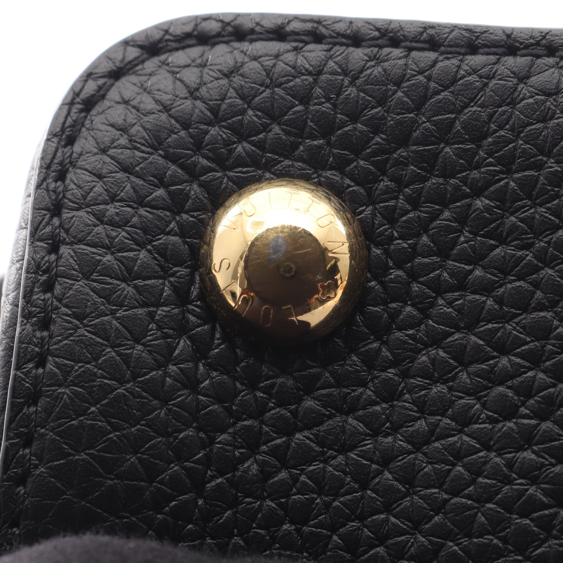 カプシーヌPM ノワール クレーム 2WAY ハンドバッグ トリヨンレザー ブラック ピンク アイボリー ルイヴィトン バッグ LOUIS VUITTON