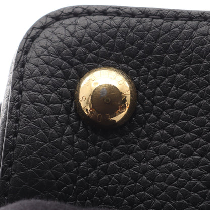 カプシーヌPM ノワール クレーム 2WAY ハンドバッグ トリヨンレザー ブラック ピンク アイボリー ルイヴィトン バッグ LOUIS VUITTON
