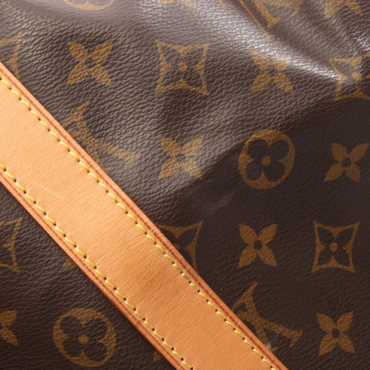 キーポル バンドリエール55 モノグラム 2WAY ボストンバッグ PVC レザー ブラウン ルイヴィトン バッグ LOUIS VUITTON