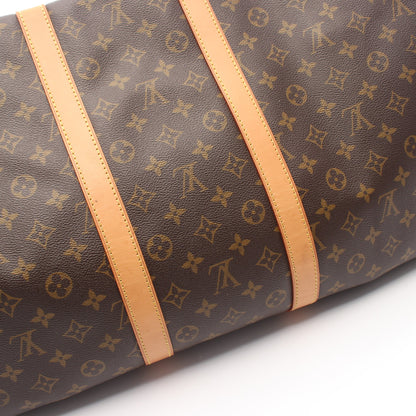 キーポル55 モノグラム ボストンバッグ PVC レザー ブラウン ルイヴィトン バッグ LOUIS VUITTON