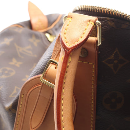 キーポル55 モノグラム ボストンバッグ PVC レザー ブラウン ルイヴィトン バッグ LOUIS VUITTON