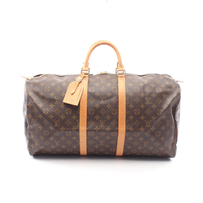 キーポル55 モノグラム ボストンバッグ PVC レザー ブラウン ルイヴィトン バッグ LOUIS VUITTON