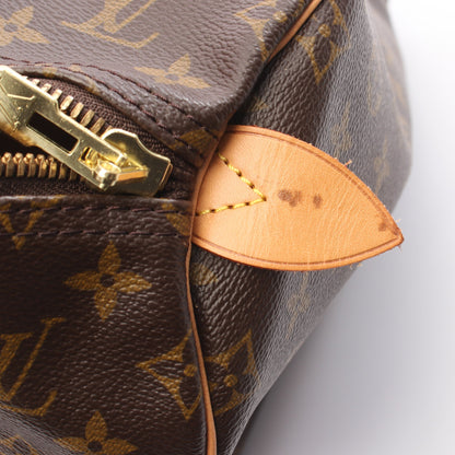 キーポル55 モノグラム ボストンバッグ PVC レザー ブラウン ルイヴィトン バッグ LOUIS VUITTON