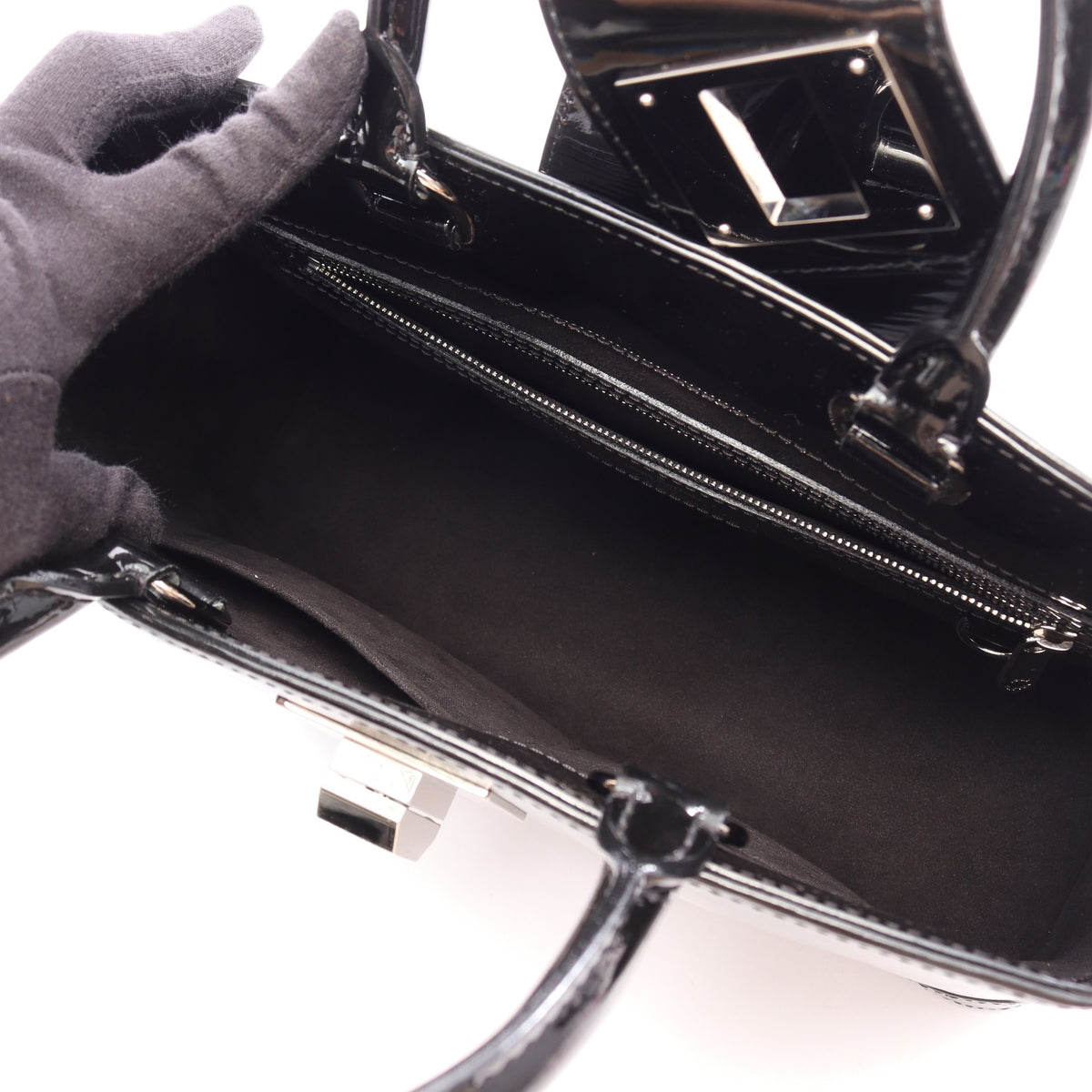 ミラボーPM エピ ノワール ハンドバッグ レザー ブラック ルイヴィトン バッグ LOUIS VUITTON