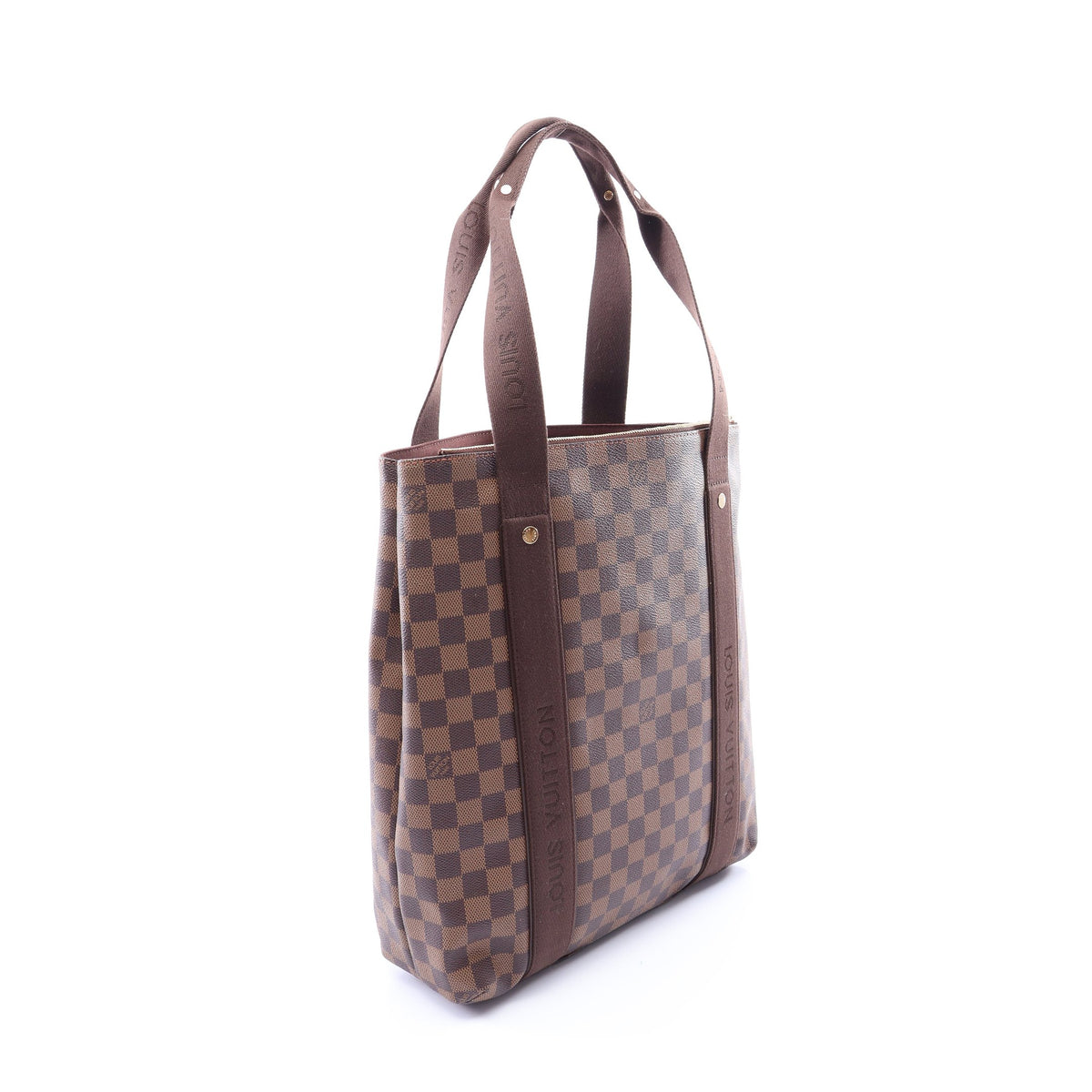 カバ ボブール ダミエエベヌ ショルダーバッグ トートバッグ PVC レザー ブラウン ルイヴィトン バッグ LOUIS VUITTON