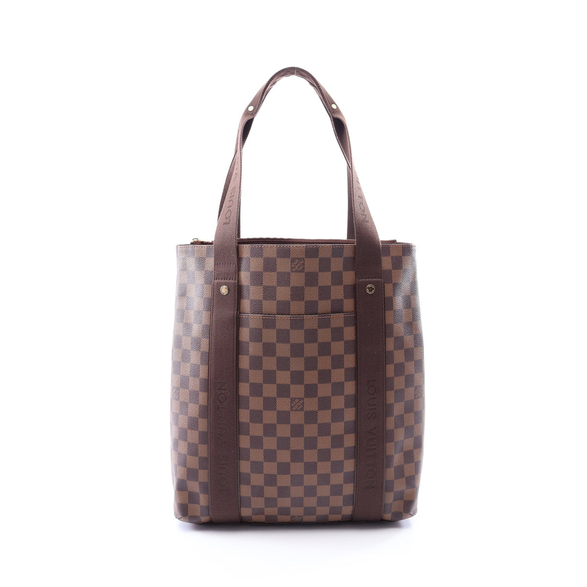 カバ ボブール ダミエエベヌ ショルダーバッグ トートバッグ PVC レザー ブラウン ルイヴィトン バッグ LOUIS VUITTON