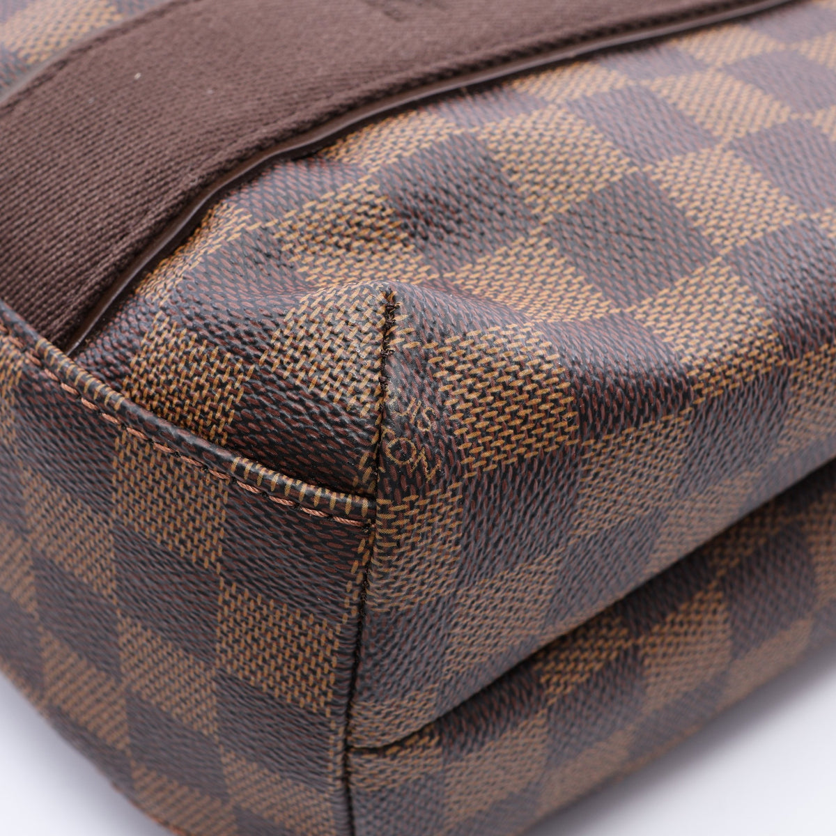 カバ ボブール ダミエエベヌ ショルダーバッグ トートバッグ PVC レザー ブラウン ルイヴィトン バッグ LOUIS VUITTON