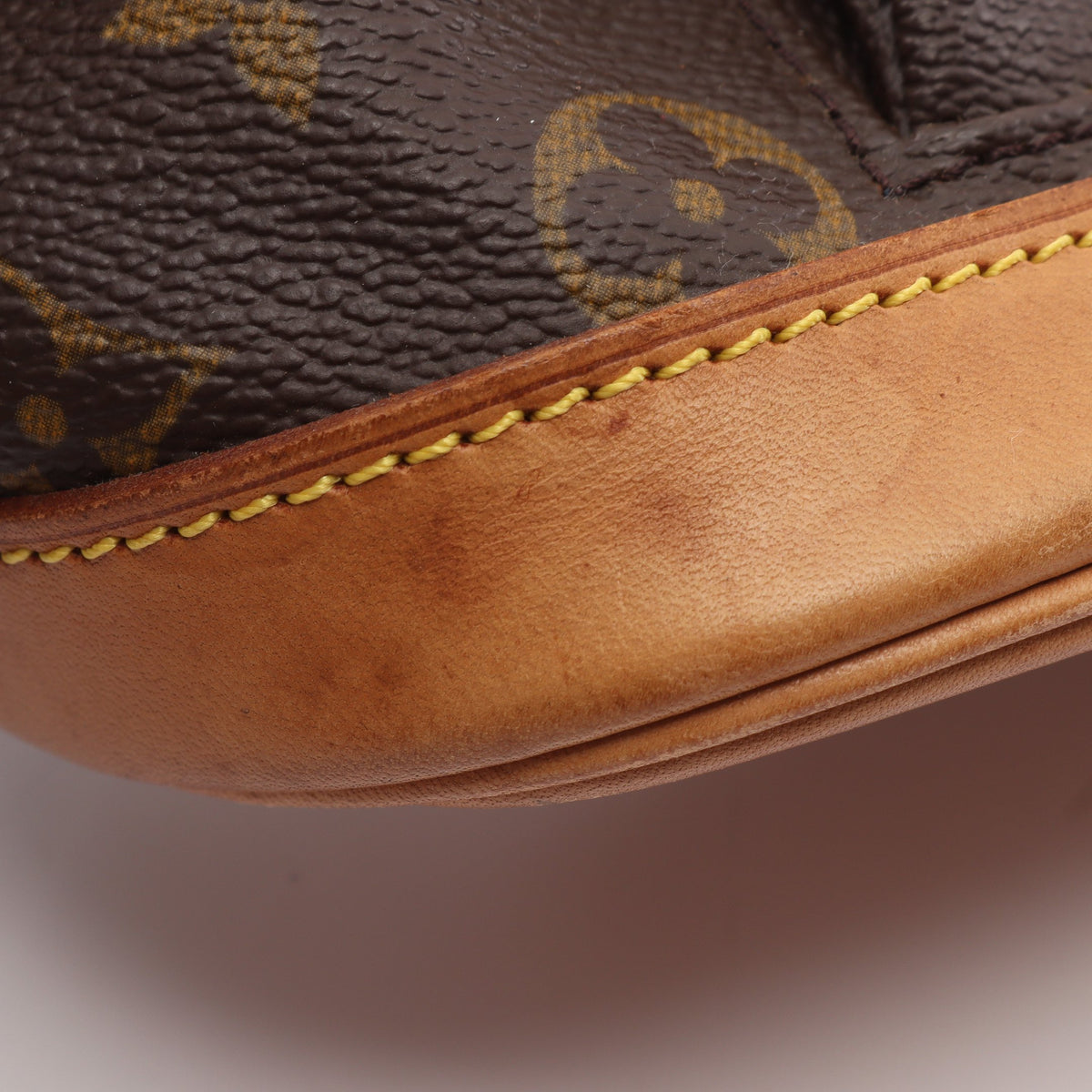 ミニモンスリ モノグラム バックパック リュックサック PVC レザー ブラウン ルイヴィトン バッグ LOUIS VUITTON