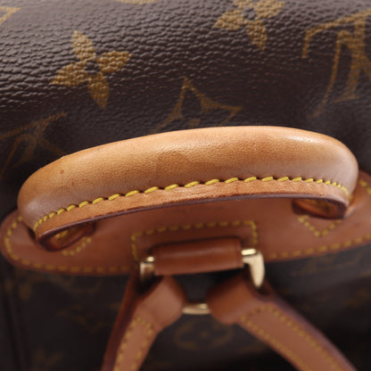 ミニモンスリ モノグラム バックパック リュックサック PVC レザー ブラウン ルイヴィトン バッグ LOUIS VUITTON
