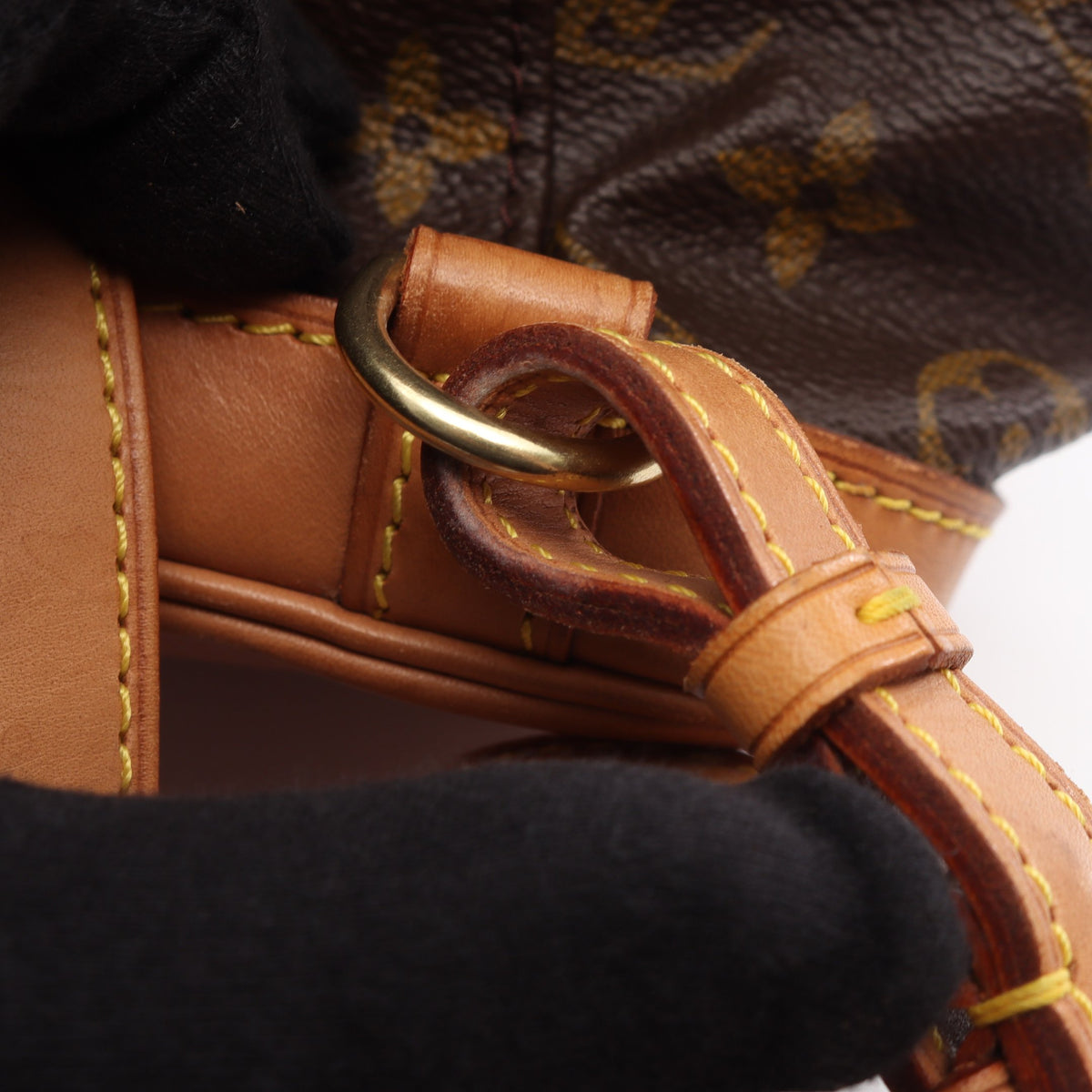 ミニモンスリ モノグラム バックパック リュックサック PVC レザー ブラウン ルイヴィトン バッグ LOUIS VUITTON