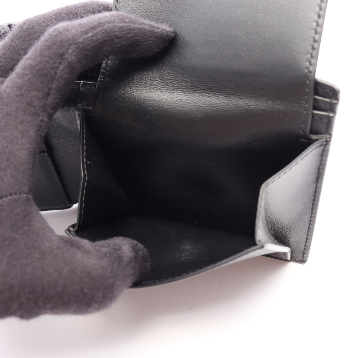 バイフォールドウォレット 二つ折り財布 レザー ブラック セリーヌ 財布・小物 CELINE