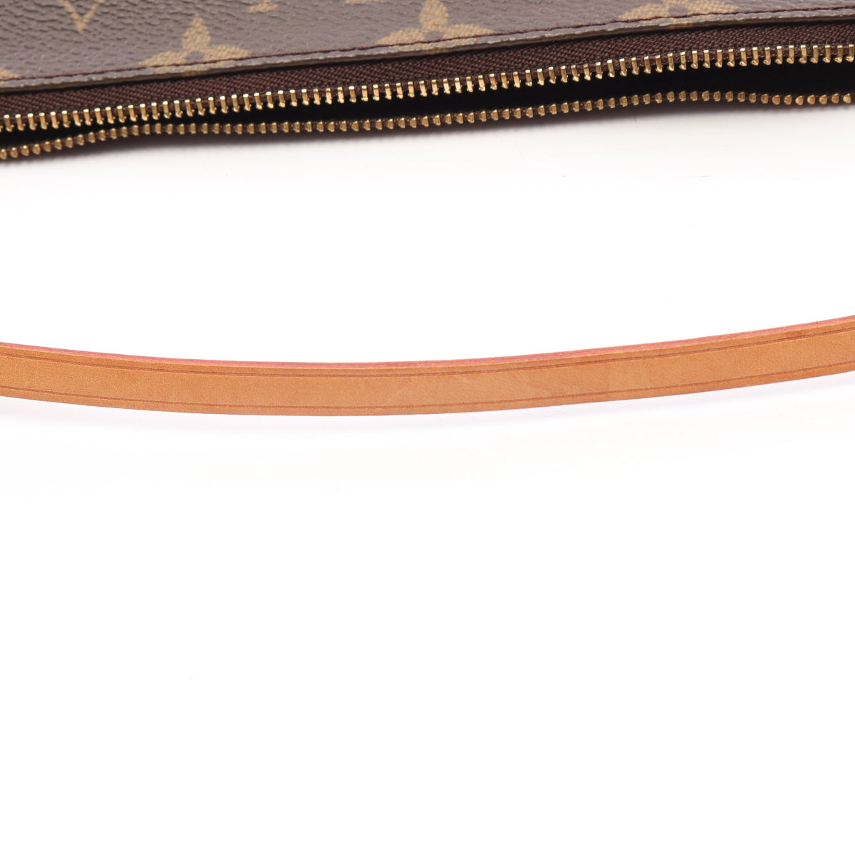 ポシェットアクセソワール モノグラム ハンドバッグ PVC レザー ブラウン ルイヴィトン バッグ LOUIS VUITTON