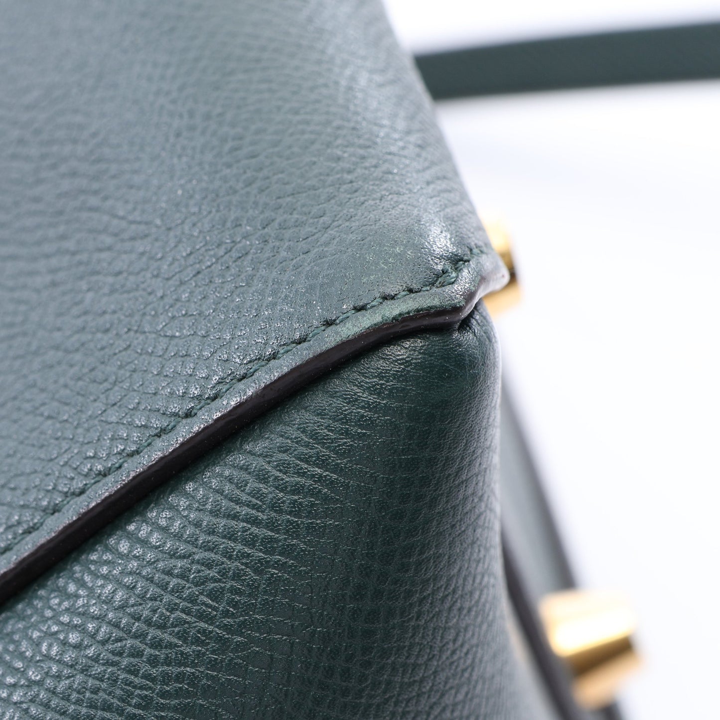 BELT BAG MINI ベルトバッグ ミニ 2WAY ハンドバッグ レザー ダークグリーン セリーヌ