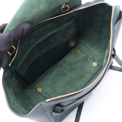 BELT BAG MINI ベルトバッグ ミニ 2WAY ハンドバッグ レザー ダークグリーン セリーヌ