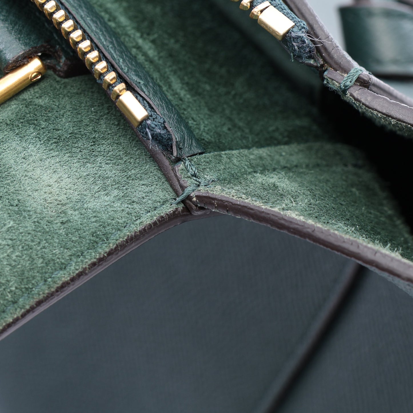 BELT BAG MINI ベルトバッグ ミニ 2WAY ハンドバッグ レザー ダークグリーン セリーヌ
