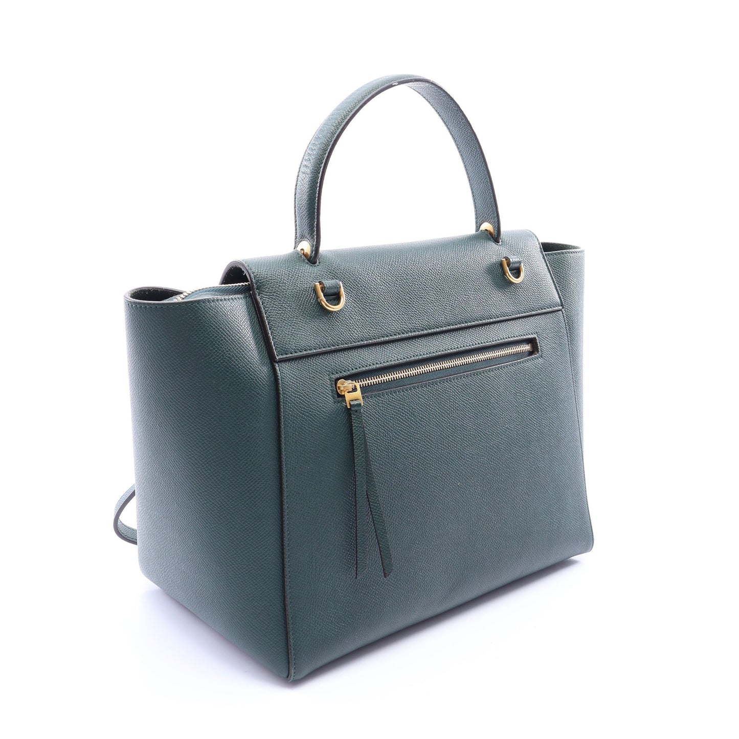 BELT BAG MINI ベルトバッグ ミニ 2WAY ハンドバッグ レザー ダークグリーン セリーヌ