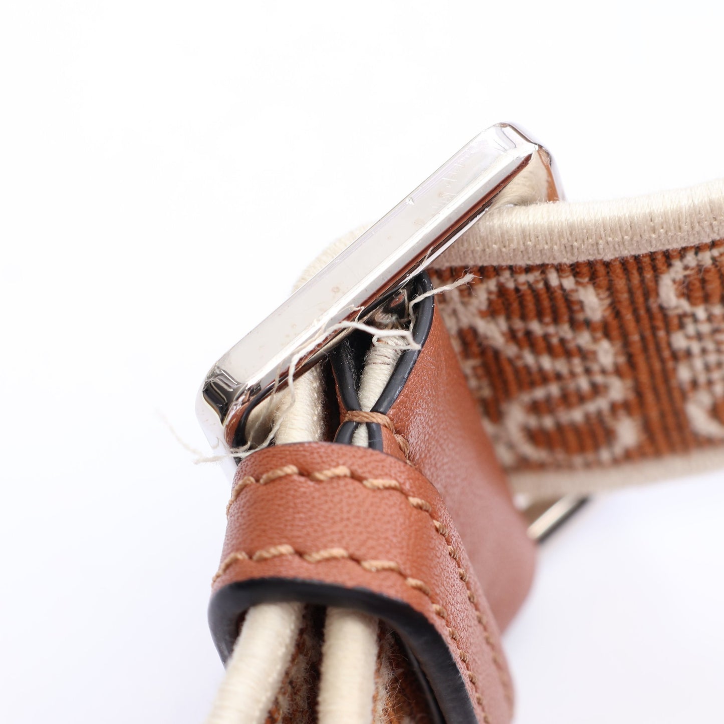 キュービィ スモール ショルダーバッグ レザー ブラウン ロエベ バッグ LOEWE