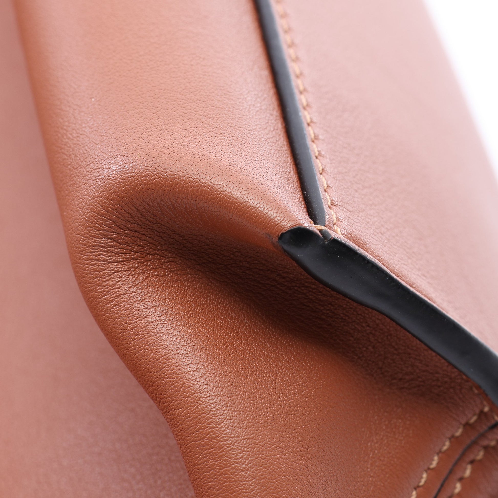キュービィ スモール ショルダーバッグ レザー ブラウン ロエベ バッグ LOEWE