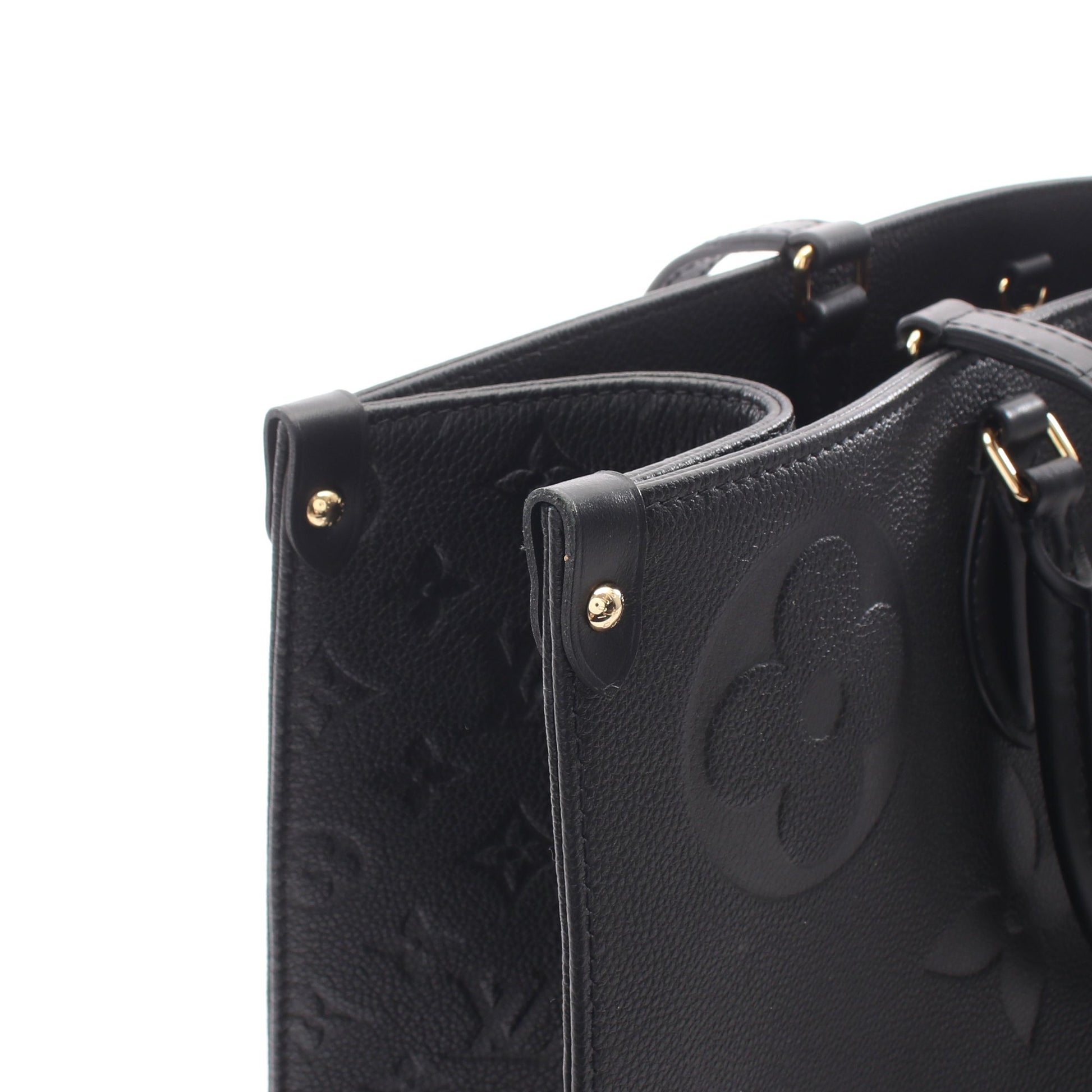 オンザゴーGM モノグラムアンプラント ノワール 2WAY ショルダーバッグ トートバッグ レザー ブラック ルイヴィトン バッグ LOUIS VUITTON