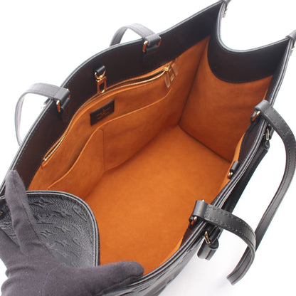 オンザゴーGM モノグラムアンプラント ノワール 2WAY ショルダーバッグ トートバッグ レザー ブラック ルイヴィトン バッグ LOUIS VUITTON