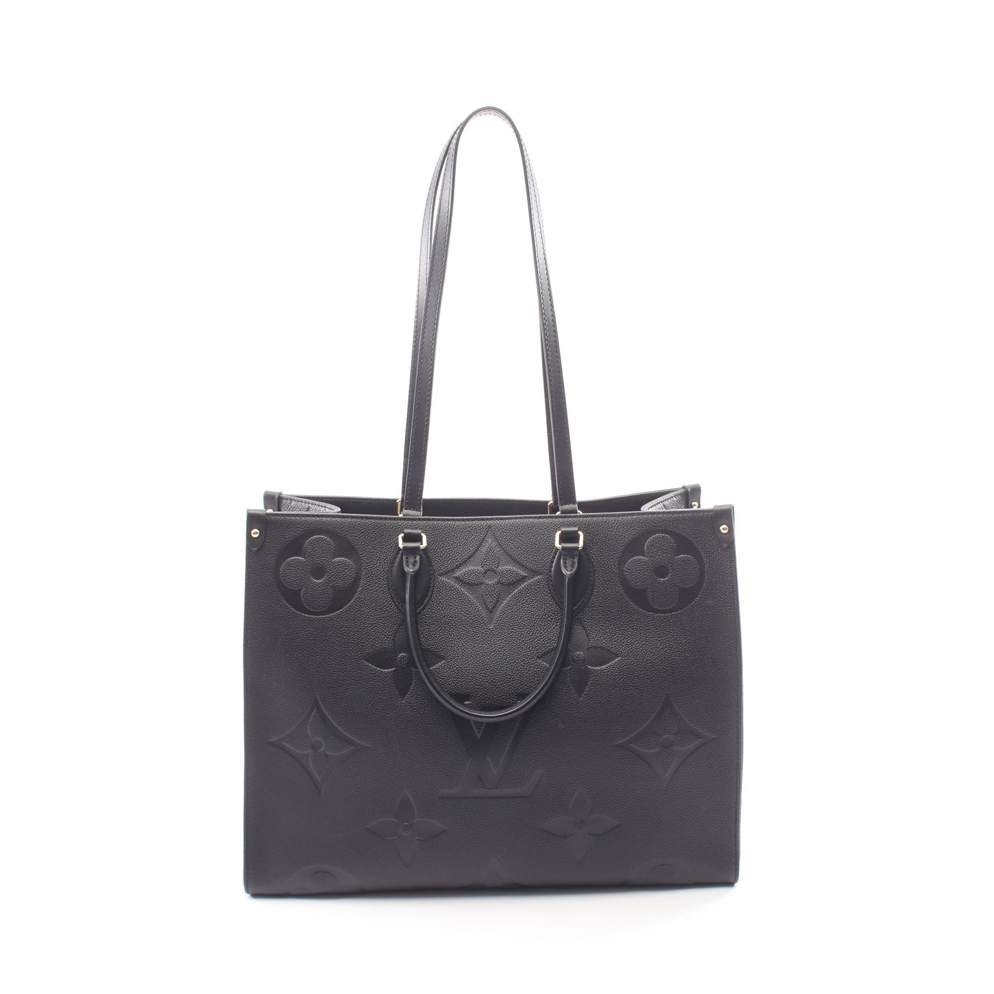 オンザゴーGM モノグラムアンプラント ノワール 2WAY ショルダーバッグ トートバッグ レザー ブラック ルイヴィトン バッグ LOUIS VUITTON