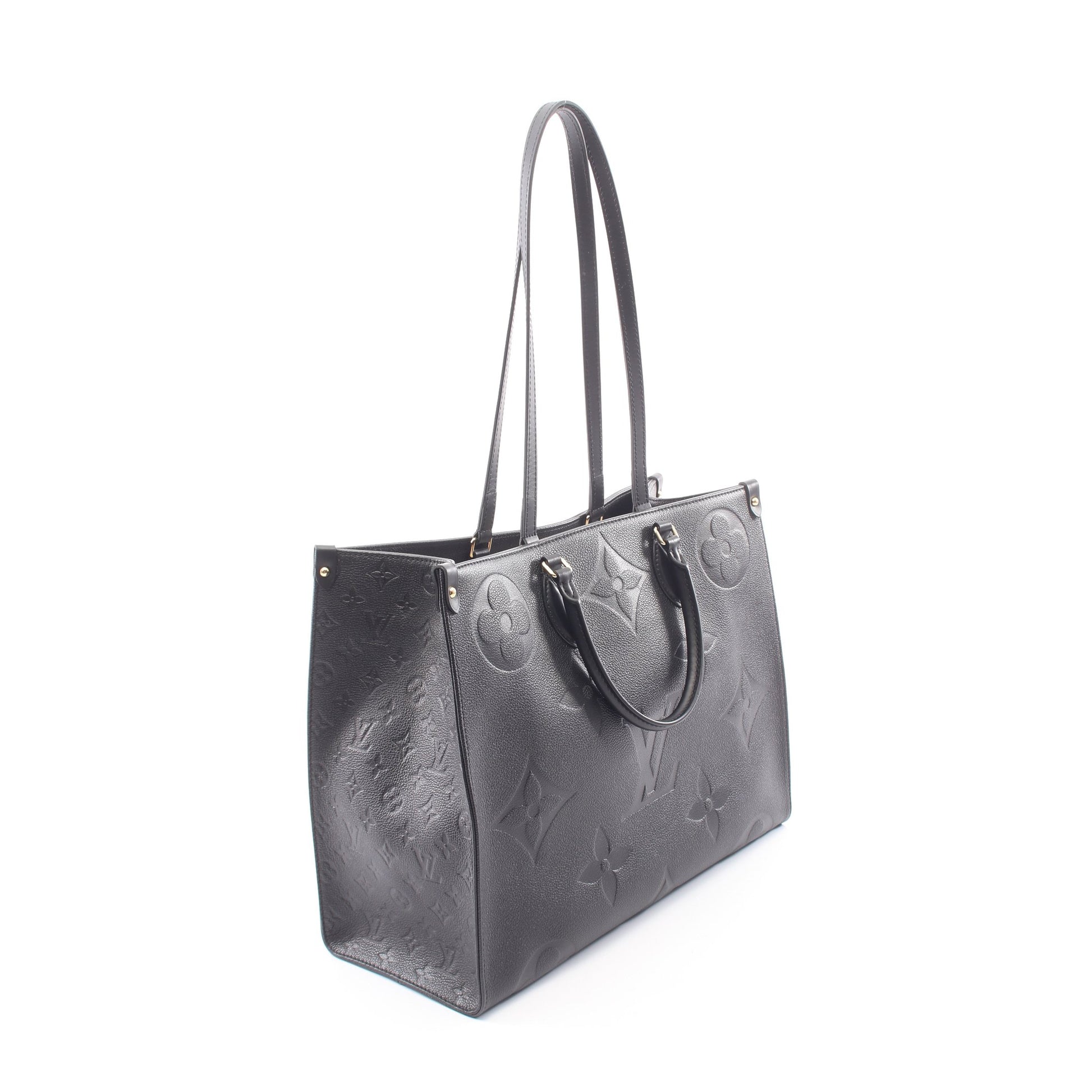 オンザゴーGM モノグラムアンプラント ノワール 2WAY ショルダーバッグ トートバッグ レザー ブラック ルイヴィトン バッグ LOUIS VUITTON