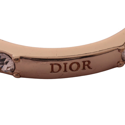 Dio(r)evolution ディオレボリューション リング 指輪 GP ラインストーン ピンクゴールド クリア クリスチャンディオール