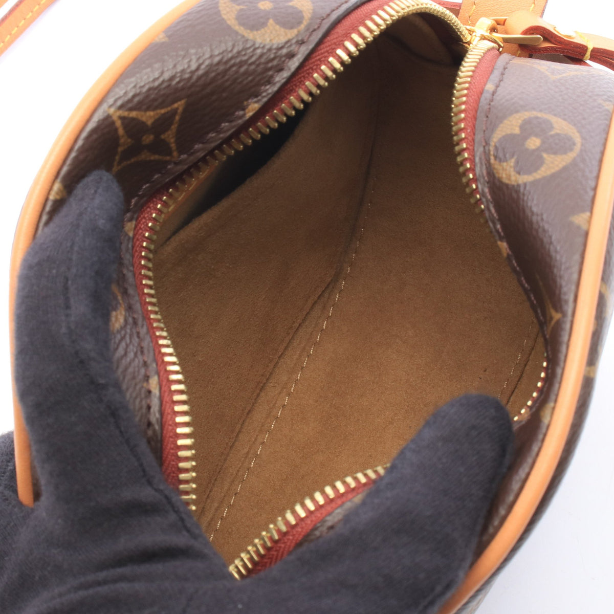 ボワット シャポー スープルPM モノグラム ショルダーバッグ PVC レザー ブラウン ルイヴィトン バッグ LOUIS VUITTON