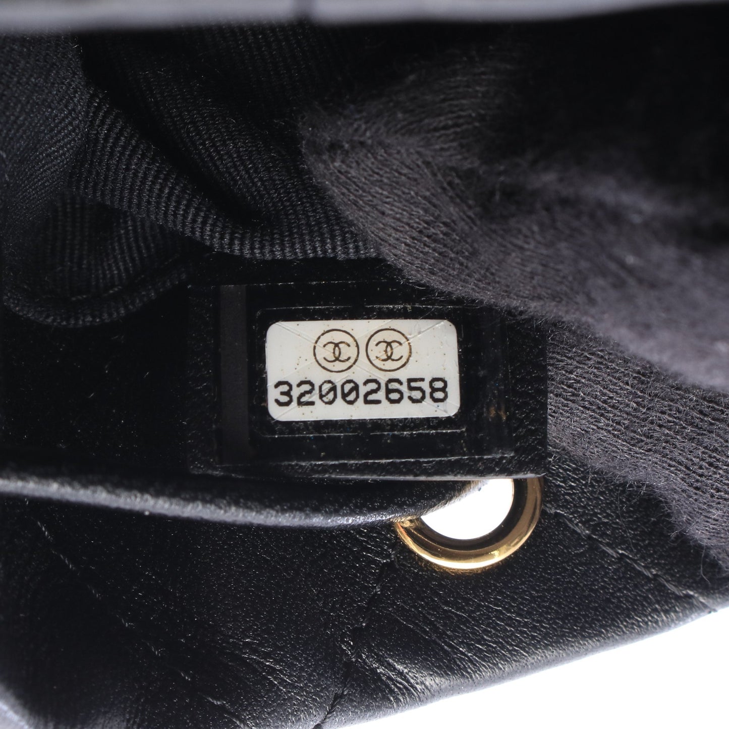 マトラッセ スモール バケットバック ショルダーバッグ ラムスキン ブラック ゴールド金具 シャネル バッグ CHANEL