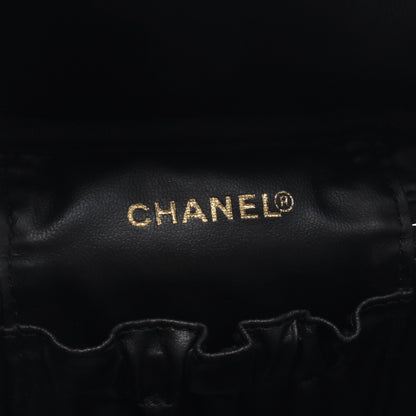 ココマーク ハンドバッグ バニティバッグ キャビアスキン ブラック ゴールド金具 シャネル バッグ CHANEL
