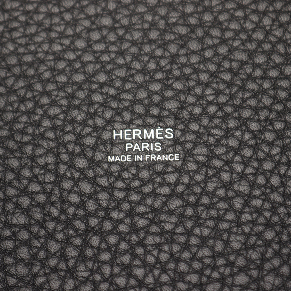 ピコタンロックMM ハンドバッグ トリヨンクレマンス ブラック シルバー金具 K刻印 エルメス バッグ HERMES