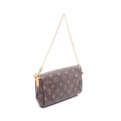 フェイボリットPM モノグラム 2WAY チェーンハンドバッグ PVC レザー ブラウン ルイヴィトン バッグ LOUIS VUITTON