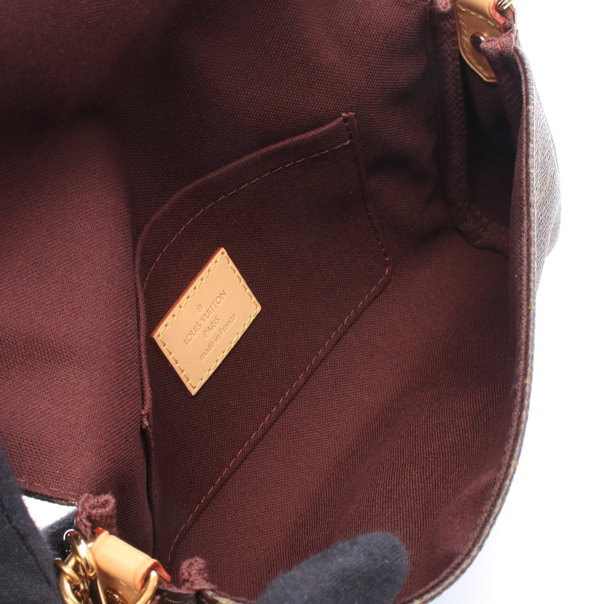 フェイボリットPM モノグラム 2WAY チェーンハンドバッグ PVC レザー ブラウン ルイヴィトン バッグ LOUIS VUITTON