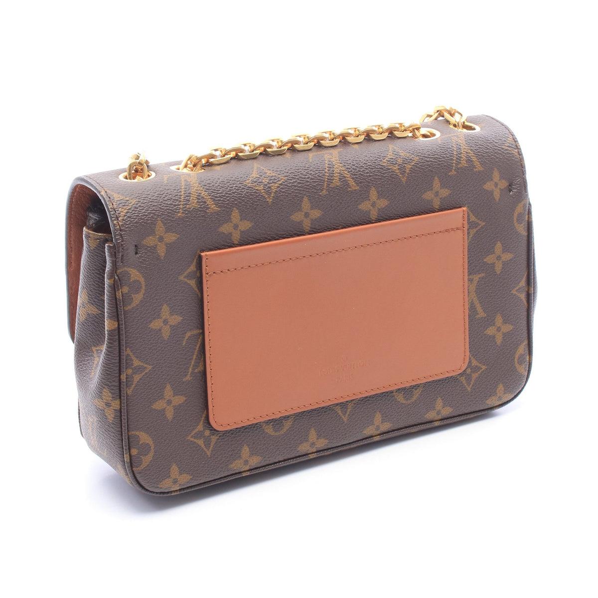 マルソー モノグラム キャラメル チェーンショルダーバッグ PVC レザー ブラウン ルイヴィトン バッグ LOUIS VUITTON