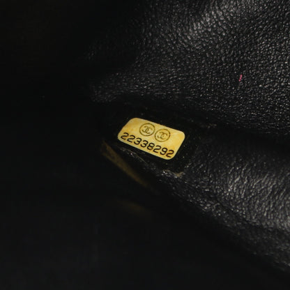 2.55 マトラッセ Wフラップ Wチェーンショルダーバッグ レザー ブラック ゴールド金具 シャネル バッグ CHANEL