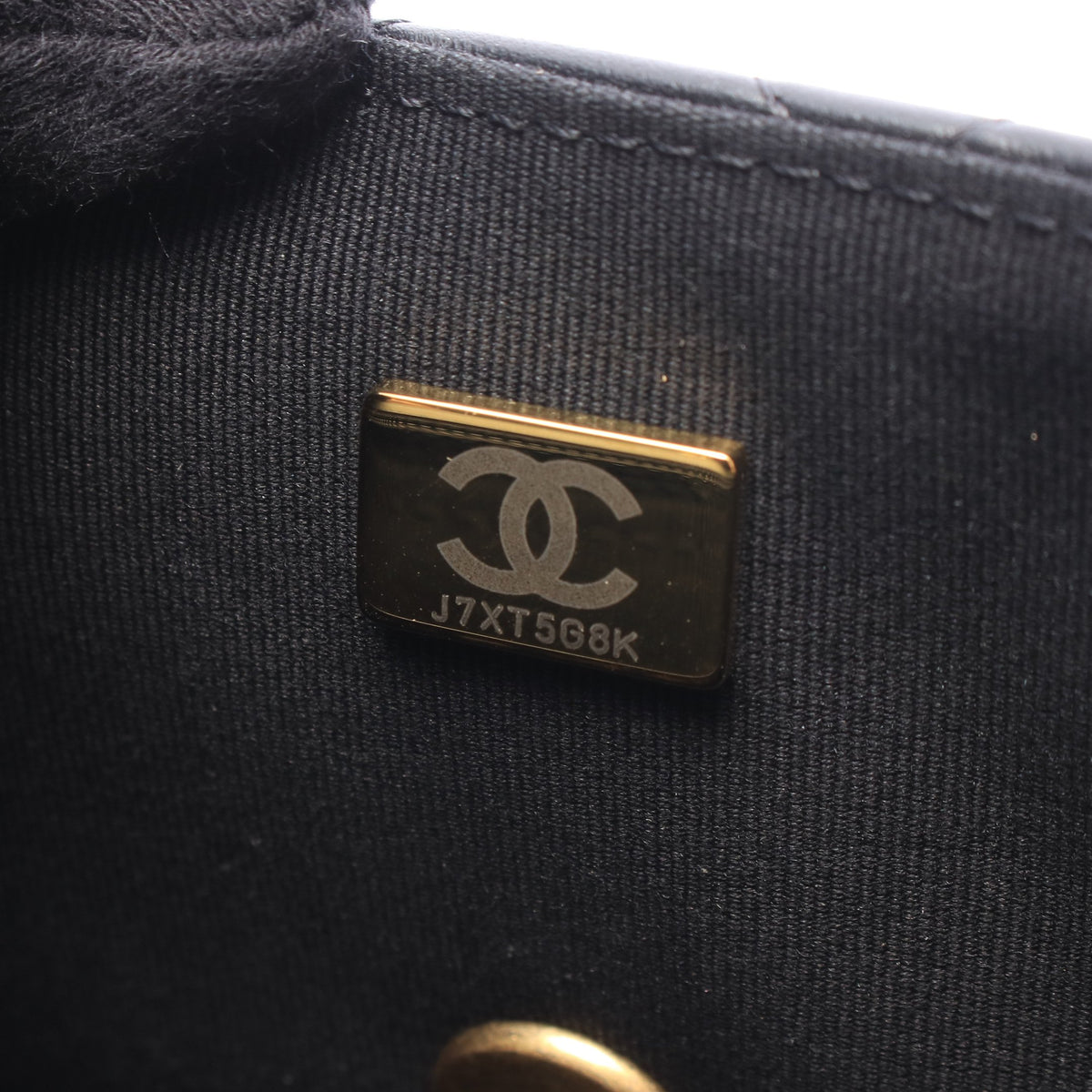 ミニマトラッセ チェーンショルダーバッグ ラムスキン ブラック ゴールド金具 シャネル バッグ CHANEL