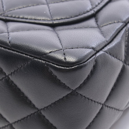 ミニマトラッセ チェーンショルダーバッグ ラムスキン ブラック ゴールド金具 シャネル バッグ CHANEL