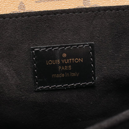 ポシェット メティス MM モノグラムリバース 2WAY ハンドバッグ PVC レザー ブラウン ブラック ルイヴィトン バッグ LOUIS VUITTON