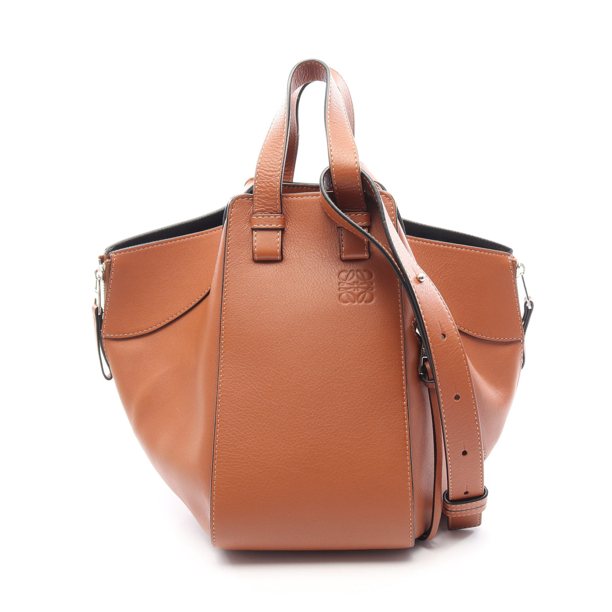 HAMMOCK SMALL ハンモック スモール 2WAY ハンドバッグ レザー ブラウン ロエベ バッグ LOEWE