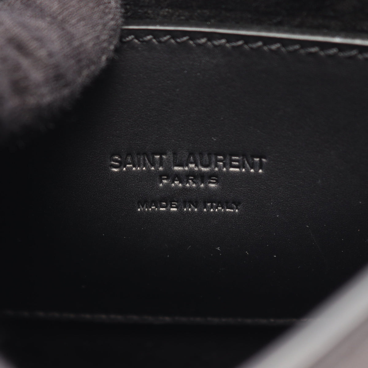 KAIA カイア スモール ショルダーバッグ レザー ブラック サンローランパリ バッグ SAINT LAURENT PARIS