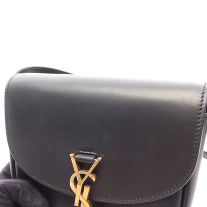 KAIA カイア スモール ショルダーバッグ レザー ブラック サンローランパリ バッグ SAINT LAURENT PARIS