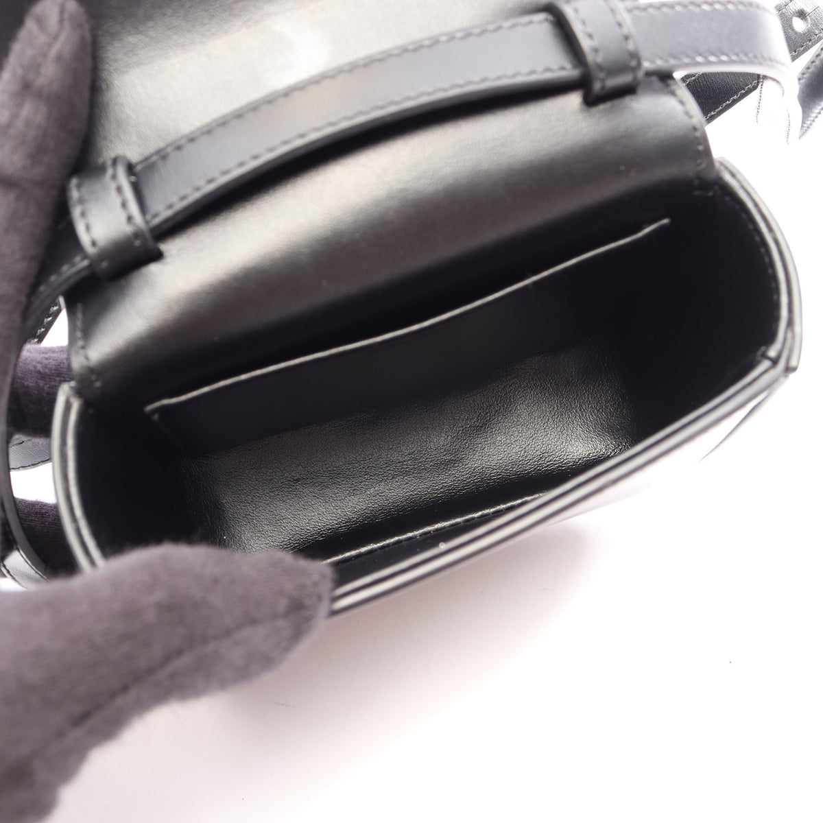 ミニ クロード ショルダーバッグ レザー ブラック セリーヌ バッグ CELINE