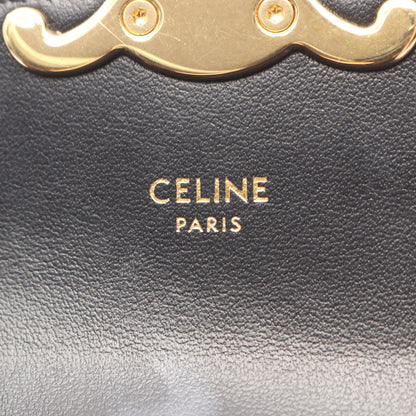 ミニ クロード ショルダーバッグ レザー ブラック セリーヌ バッグ CELINE