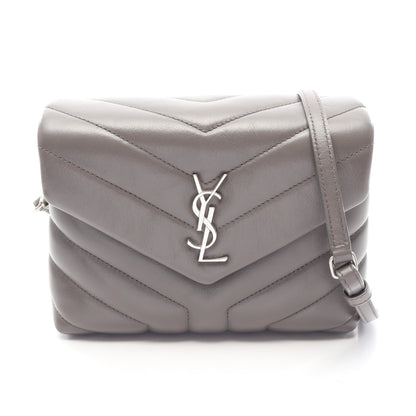 トイバッグ ルル ショルダーバッグ レザー グレー サンローランパリ バッグ SAINT LAURENT PARIS