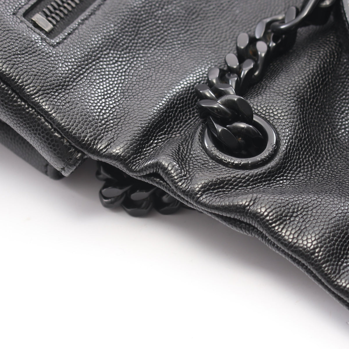 ウェストハリウッド モノグラム チェーンショルダーバッグ レザー ブラック サンローランパリ バッグ SAINT LAURENT PARIS