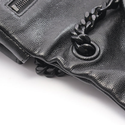 ウェストハリウッド モノグラム チェーンショルダーバッグ レザー ブラック サンローランパリ バッグ SAINT LAURENT PARIS