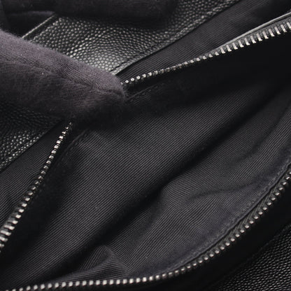 ウェストハリウッド モノグラム チェーンショルダーバッグ レザー ブラック サンローランパリ バッグ SAINT LAURENT PARIS
