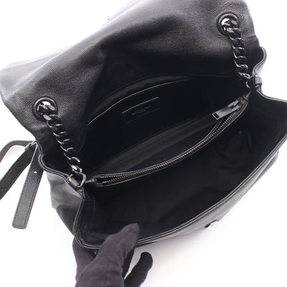 ウェストハリウッド モノグラム チェーンショルダーバッグ レザー ブラック サンローランパリ バッグ SAINT LAURENT PARIS